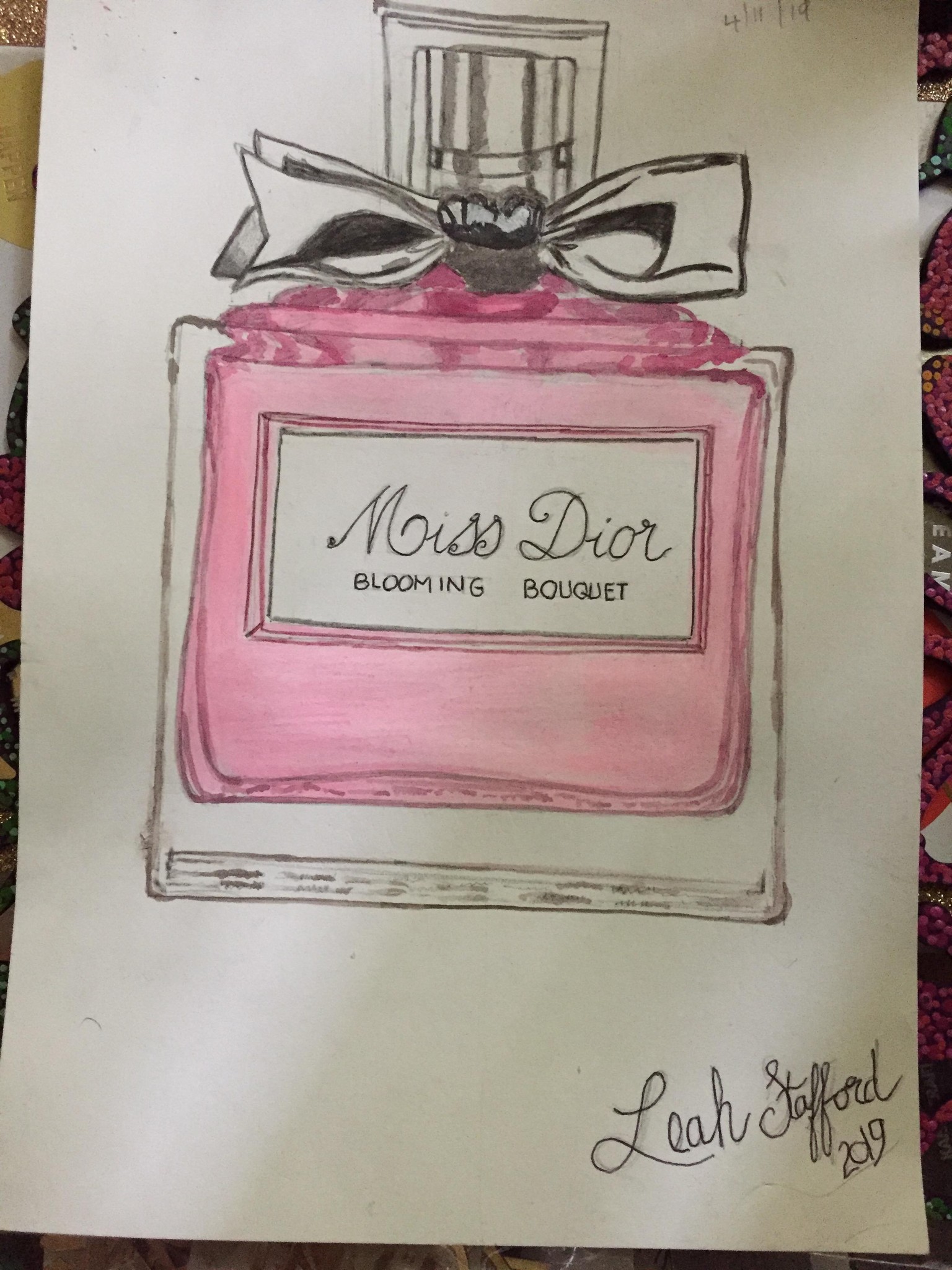miss Dior bottle - image 1 - student project