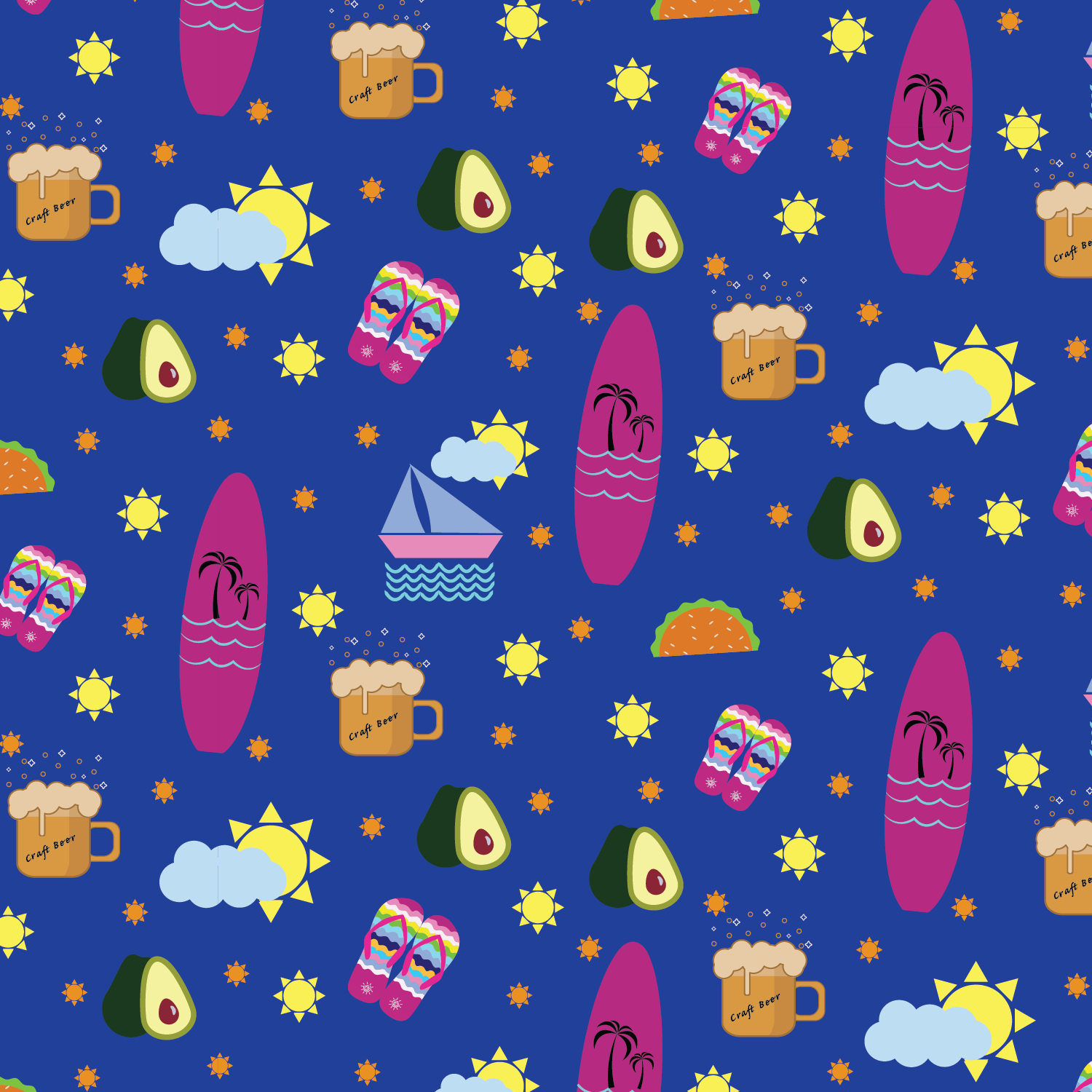 It's always sunny in California Pattern - image 2 - student project