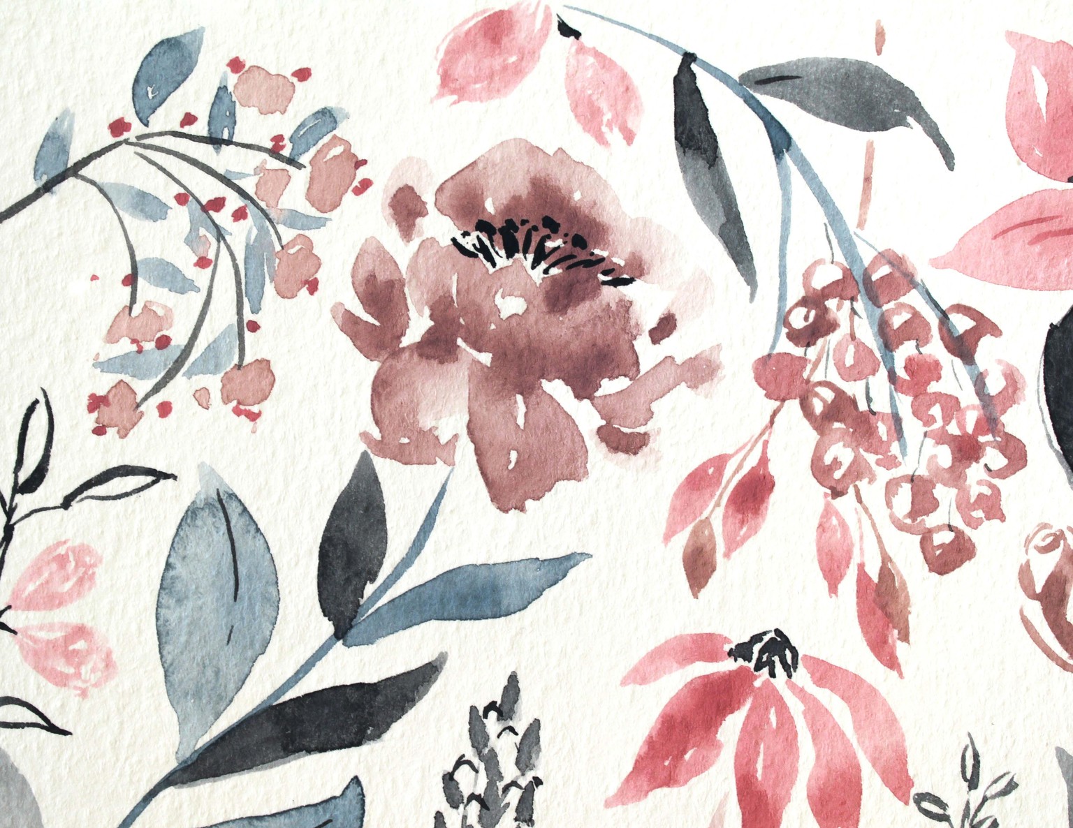 Painterly Florals - Trend 5 - image 2 - student project