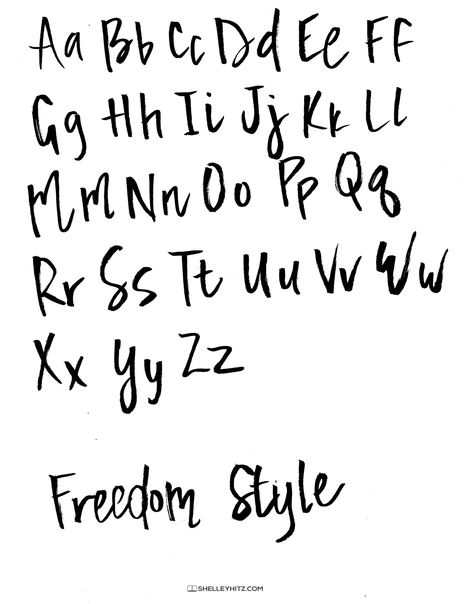 Sample Project - Dry Brush Lettering - image 1 - student project