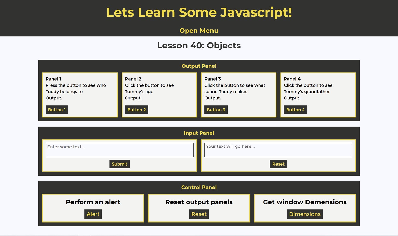JavaScript/jQuery/jQuery UI Project - image 1 - student project