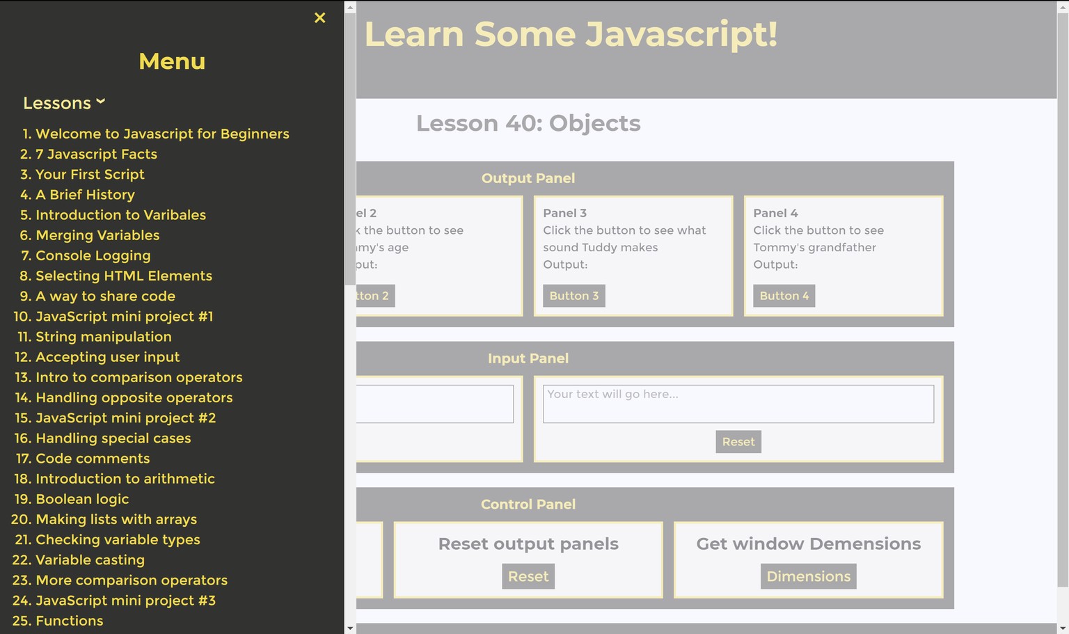 JavaScript/jQuery/jQuery UI Project - image 3 - student project