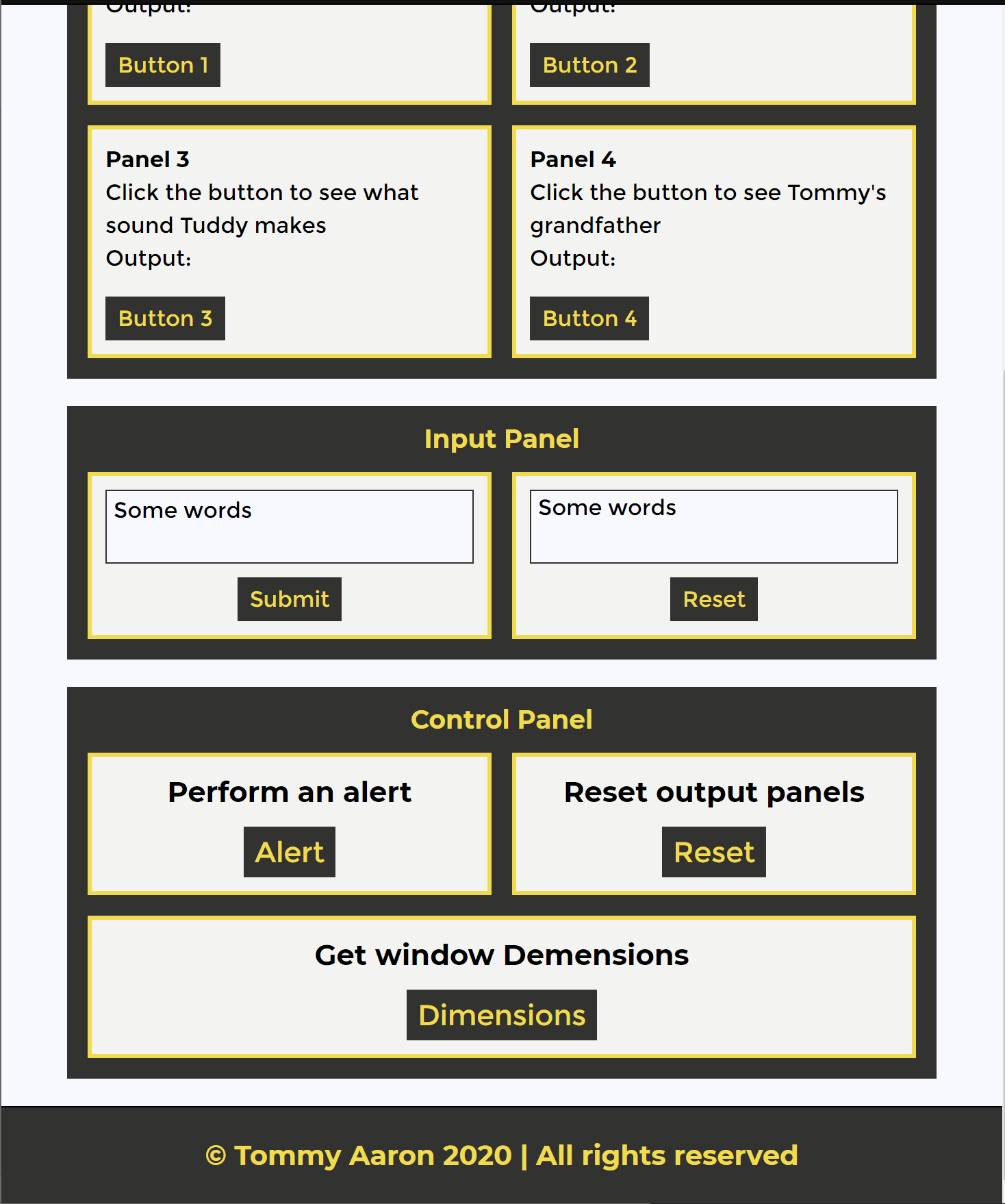 JavaScript/jQuery/jQuery UI Project - image 5 - student project