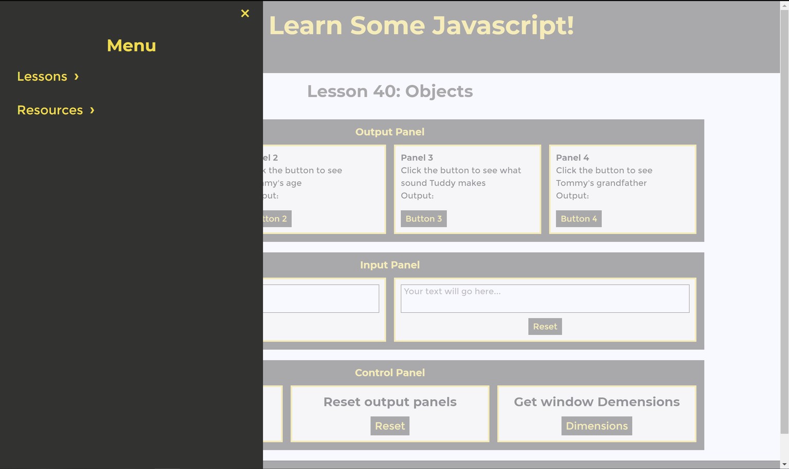 JavaScript/jQuery/jQuery UI Project - image 2 - student project