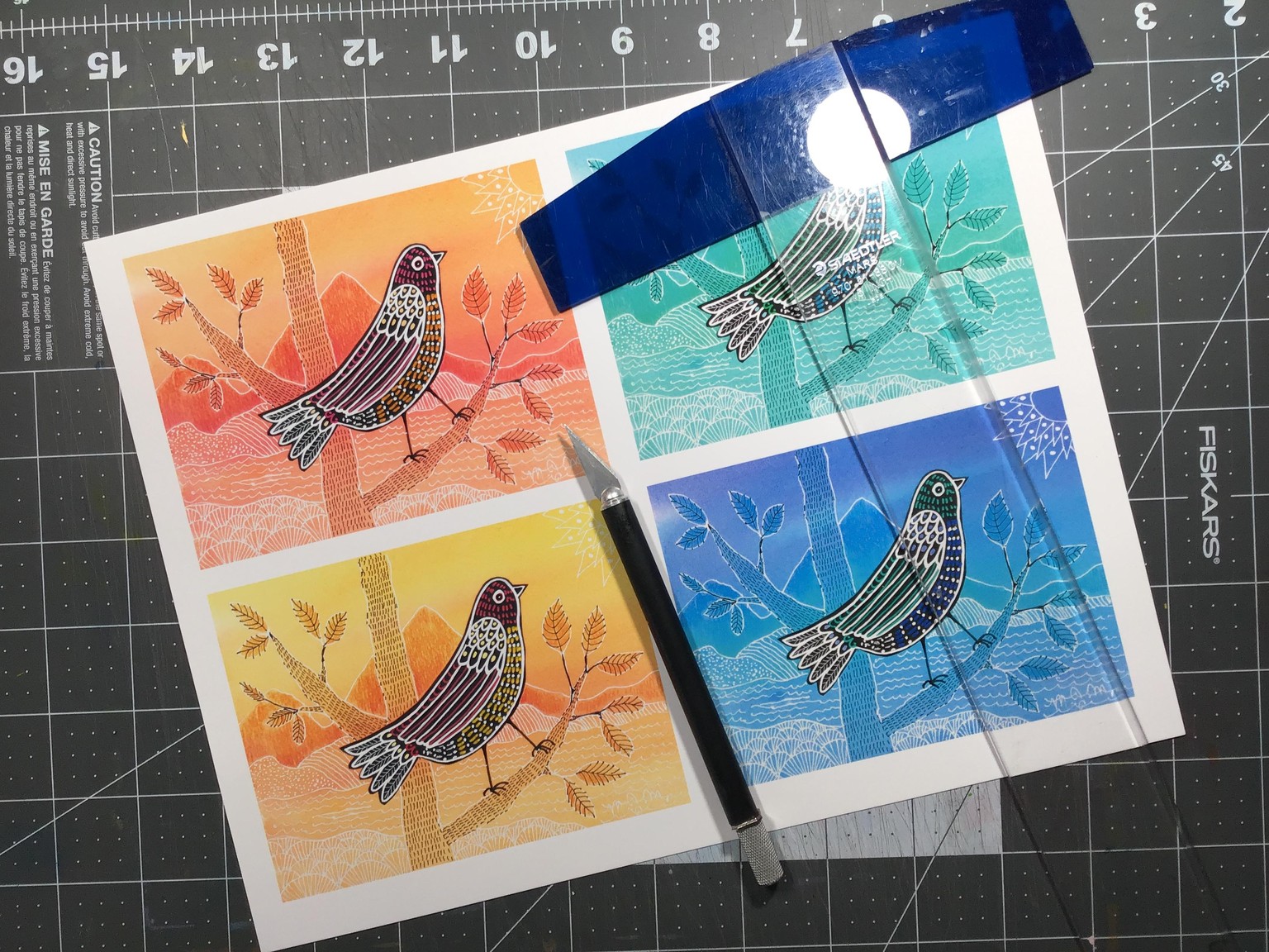 Bird in a Landscape - image 2 - student project