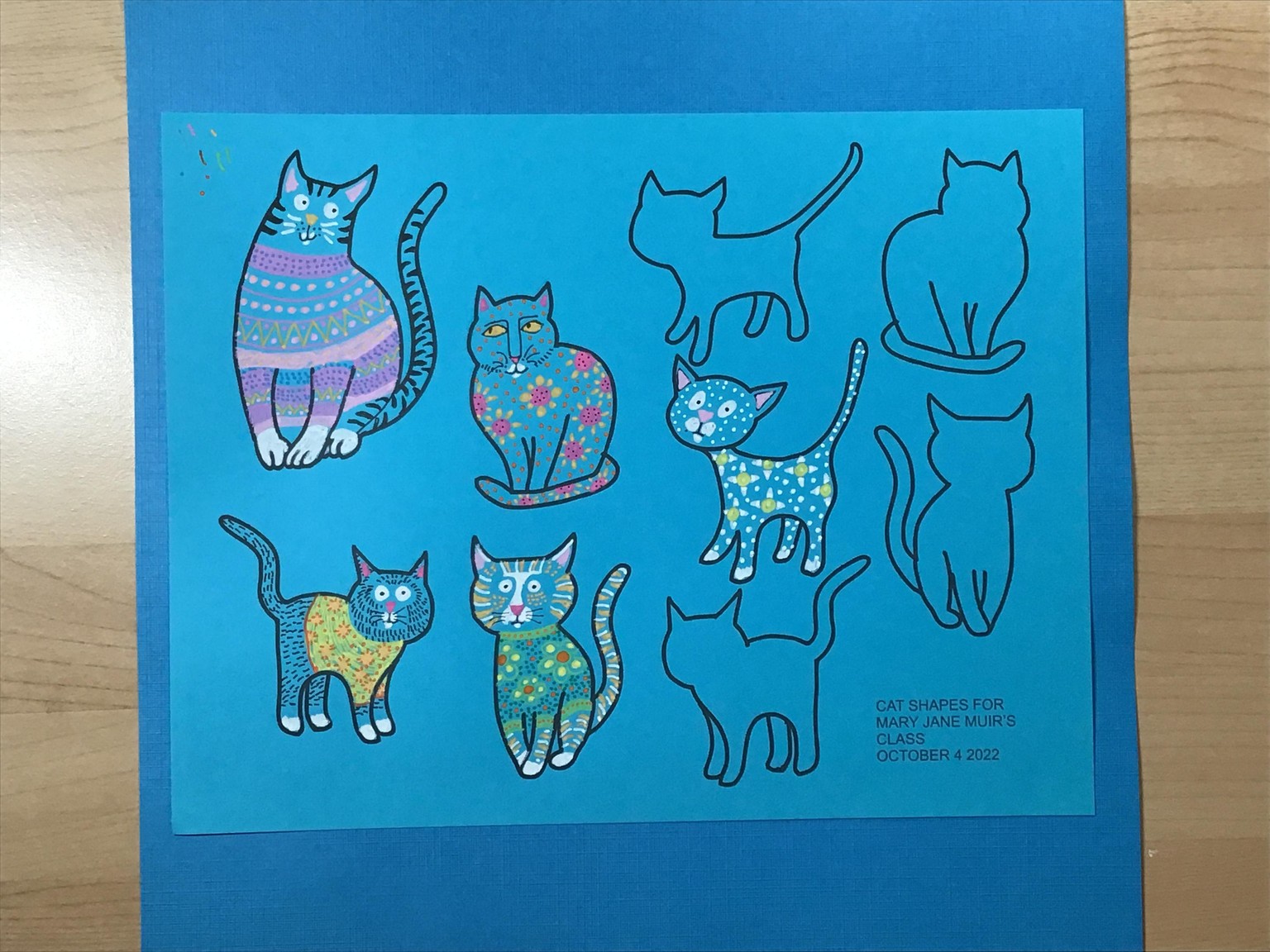 Cat Cards & Posca Pens - image 2 - student project