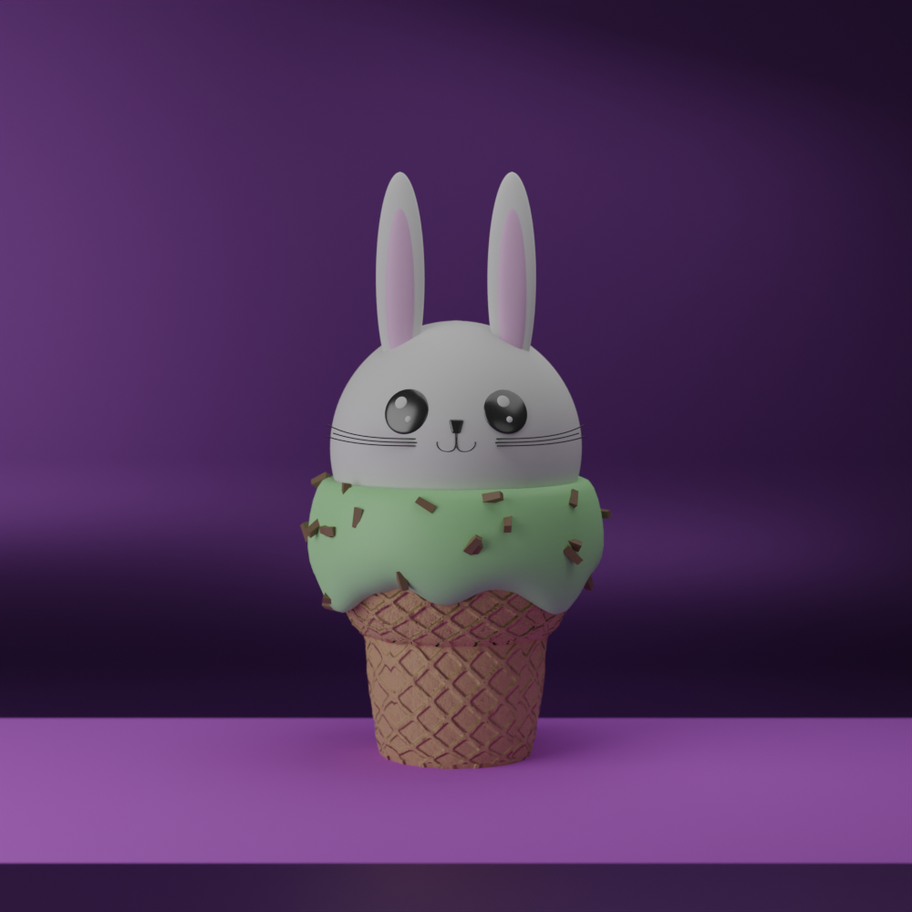 Bun-cream cone - image 1 - student project