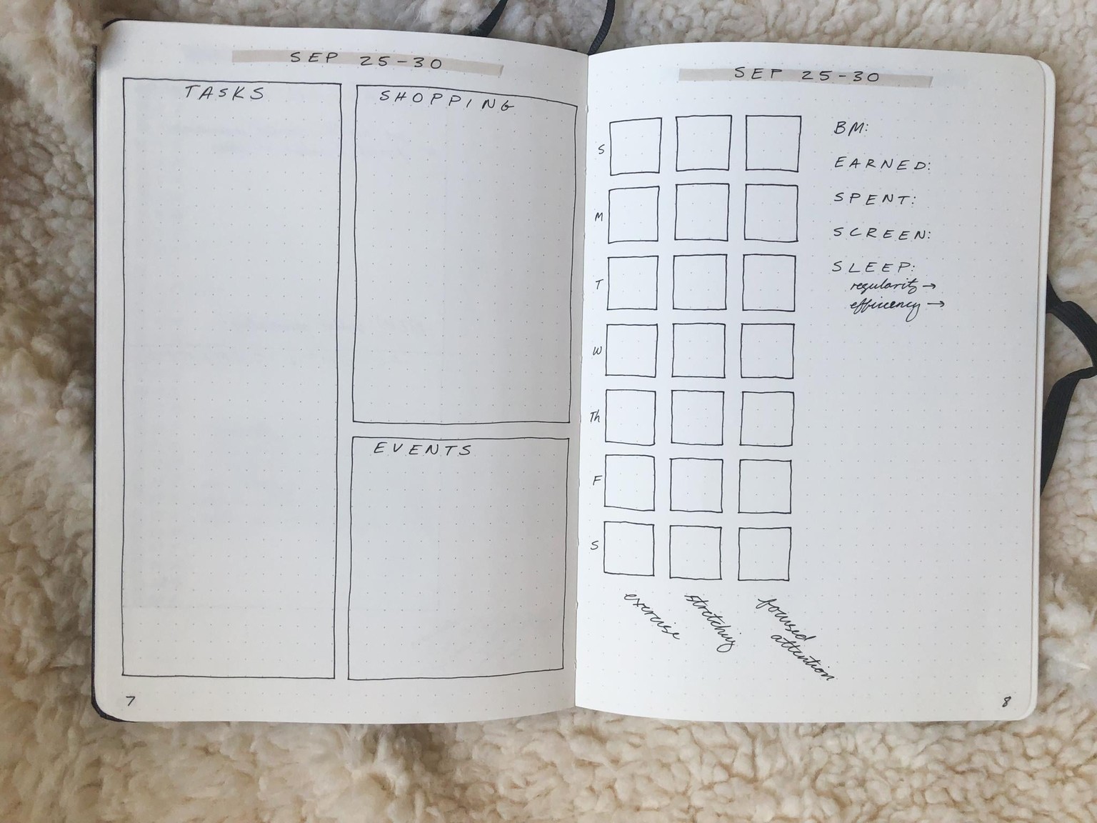Bullet Journal Spreads - image 4 - student project