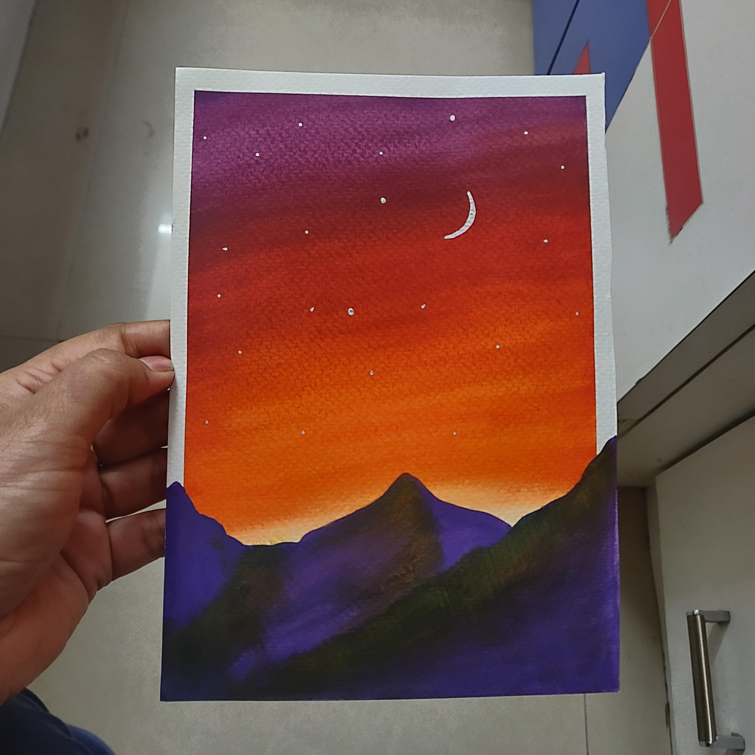 Aesthetic mountain scape - image 1 - student project