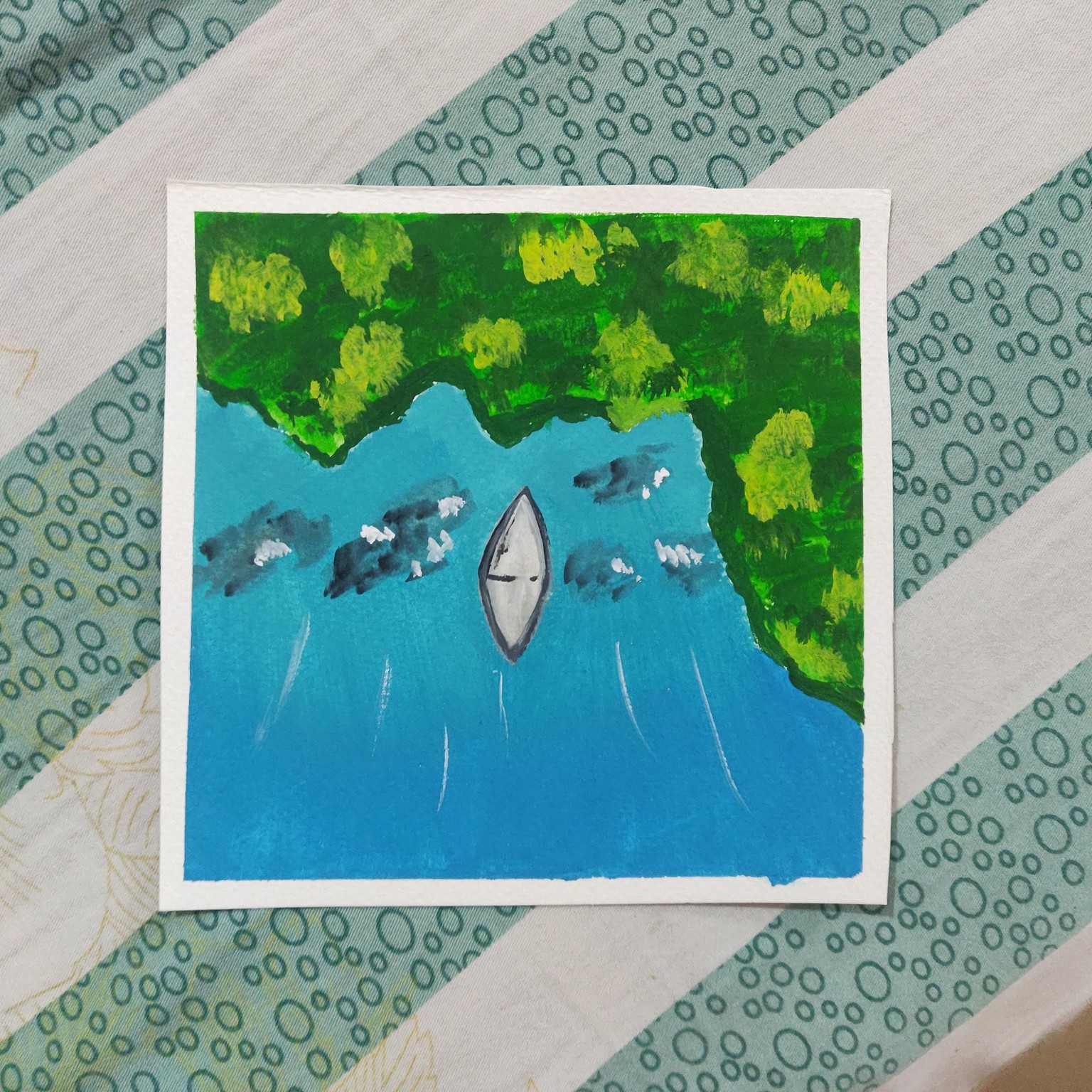 Gouache seascapes - image 2 - student project