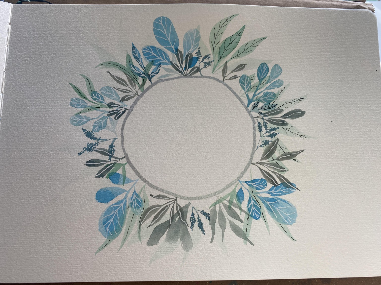 Monochromatic wreath - image 1 - student project