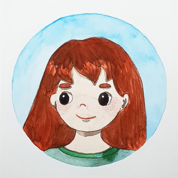 watercolor character - image 2 - student project