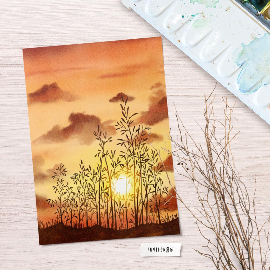 Sunset Landscape - image 1 - student project