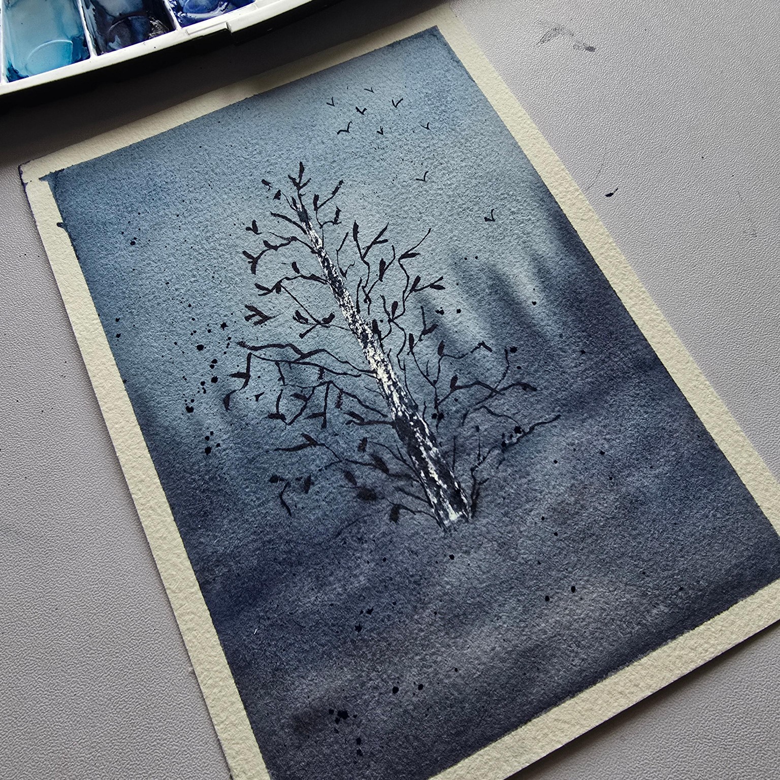 Monochrome painting - image 2 - student project