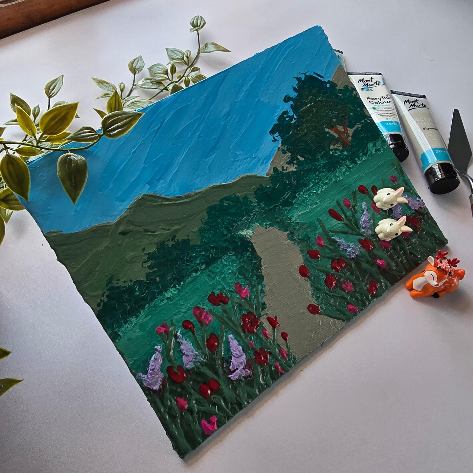 Acrylic painting with Palette knife - image 1 - student project