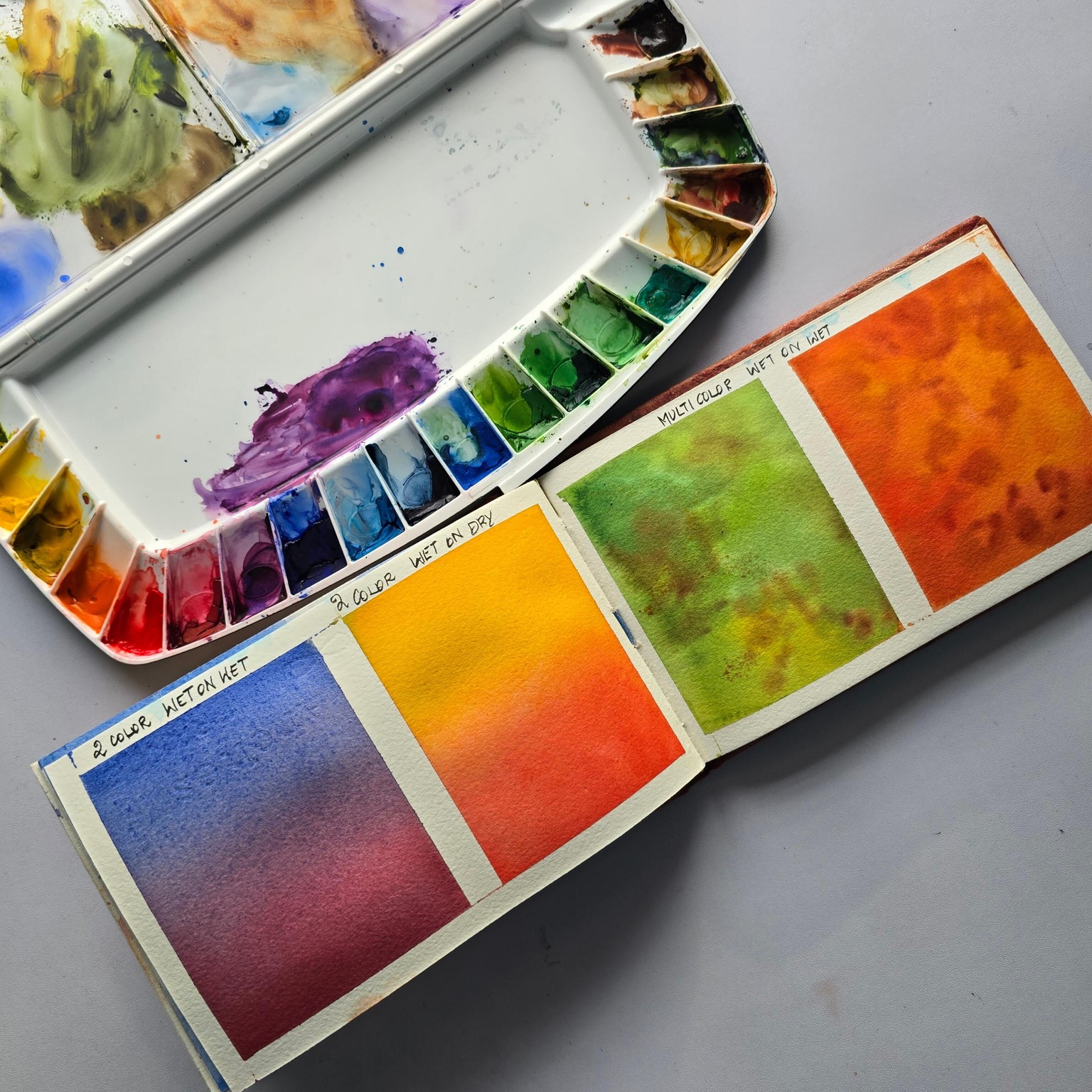 Watercolor techniques - image 2 - student project