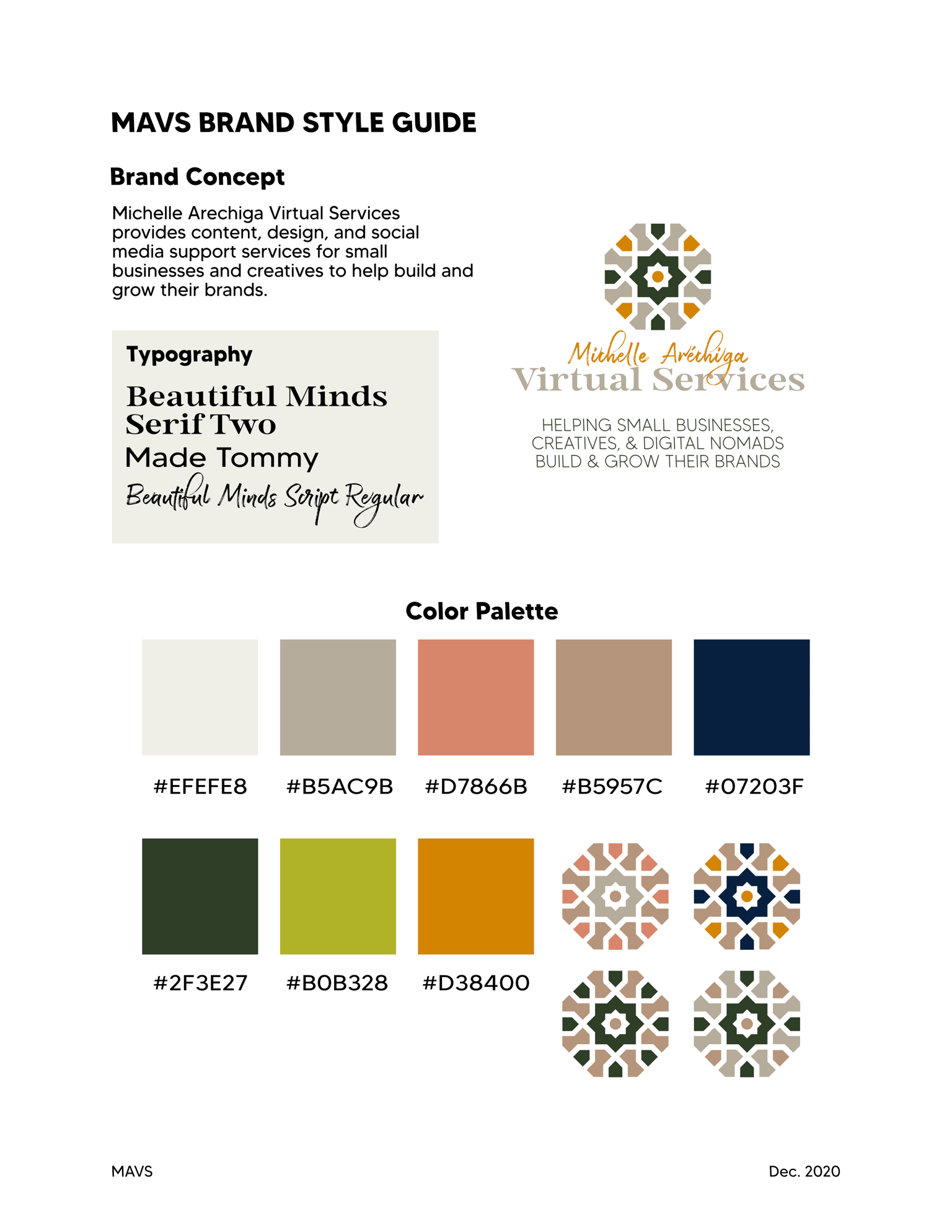 MAVS Brand Style Guide - image 1 - student project