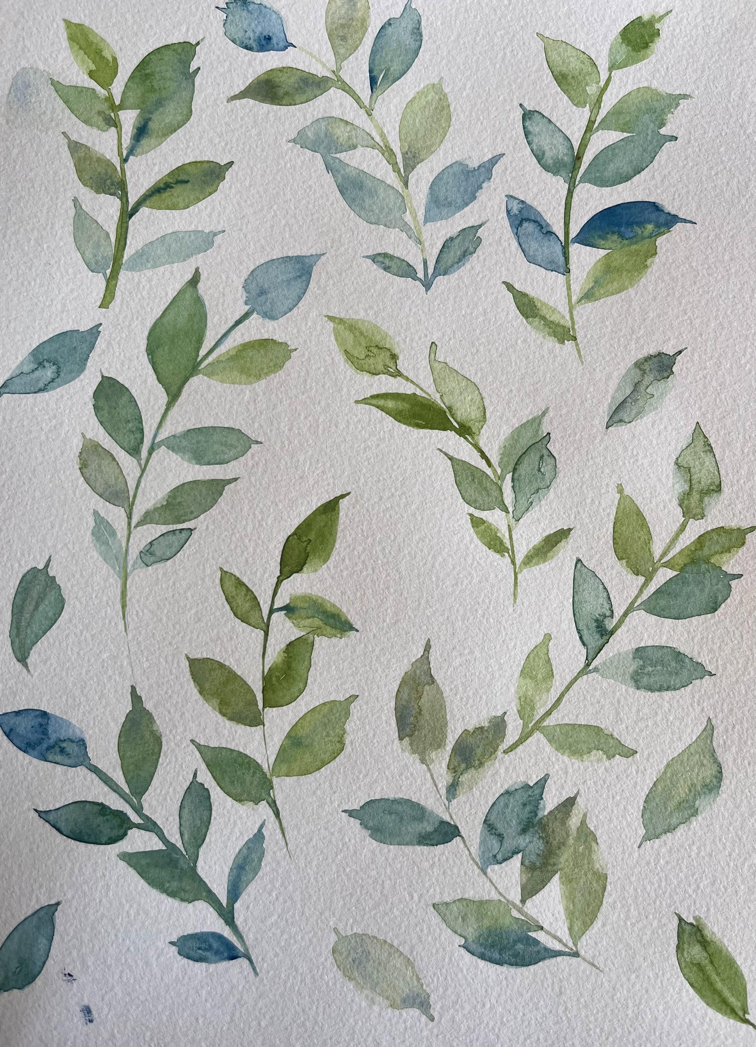 Intuitive Watercolor Florals I: Get Grounded - image 4 - student project