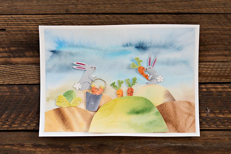 Bunnies, Birds and Hedgehog - image 1 - student project