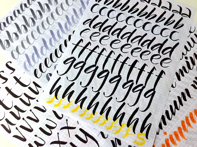 My name is.. | Brushpen logo design  - image 2 - student project