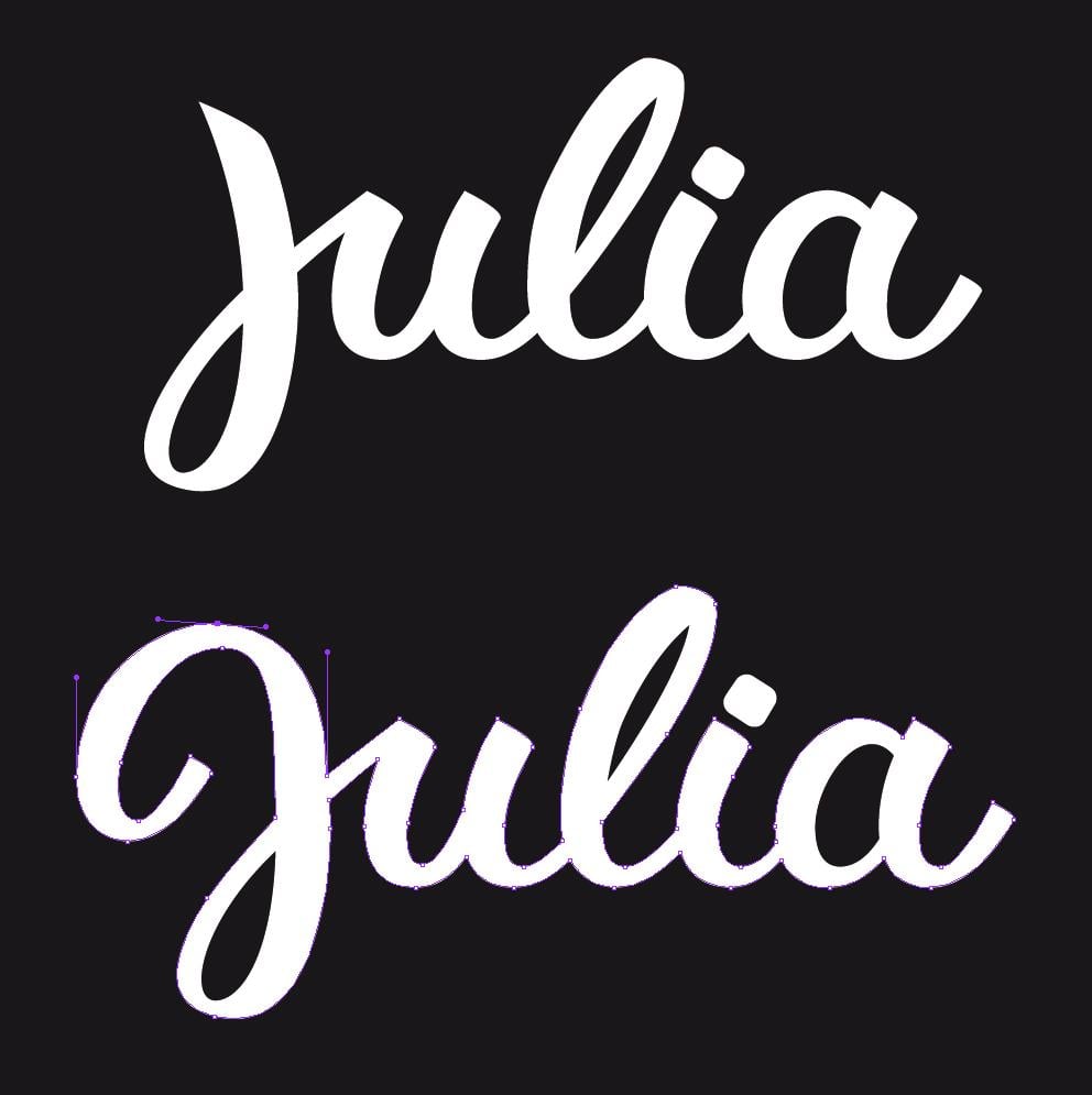 My name is.. | Brushpen logo design  - image 7 - student project