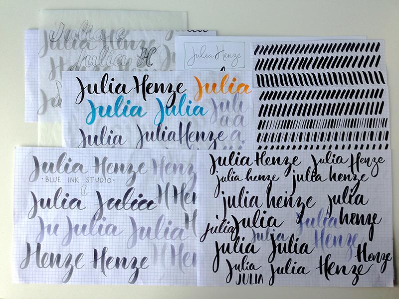 My name is.. | Brushpen logo design  - image 5 - student project