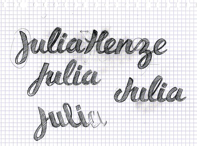 My name is.. | Brushpen logo design  - image 6 - student project