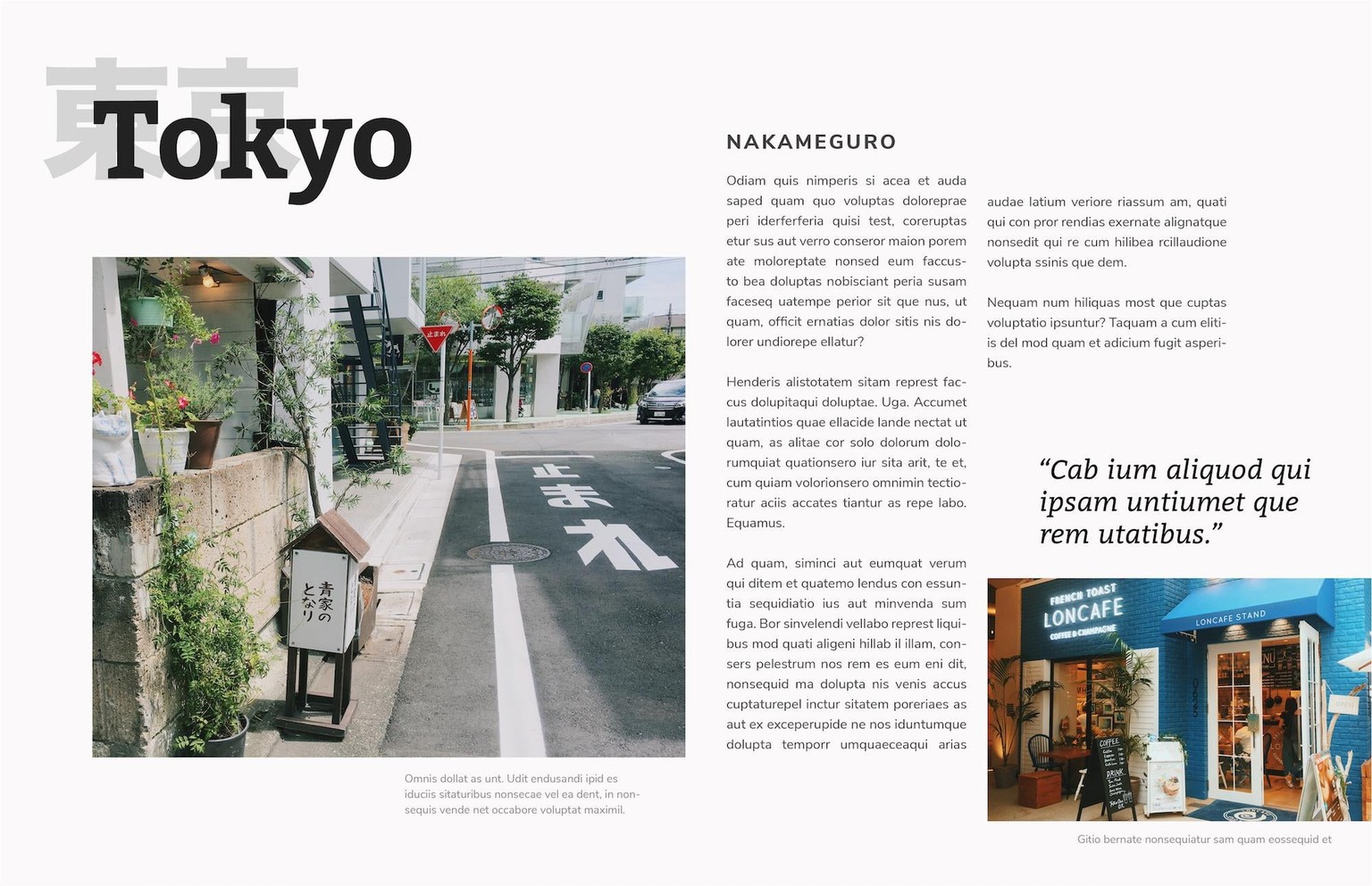 Mock Travel Mag: Kyoto - image 6 - student project