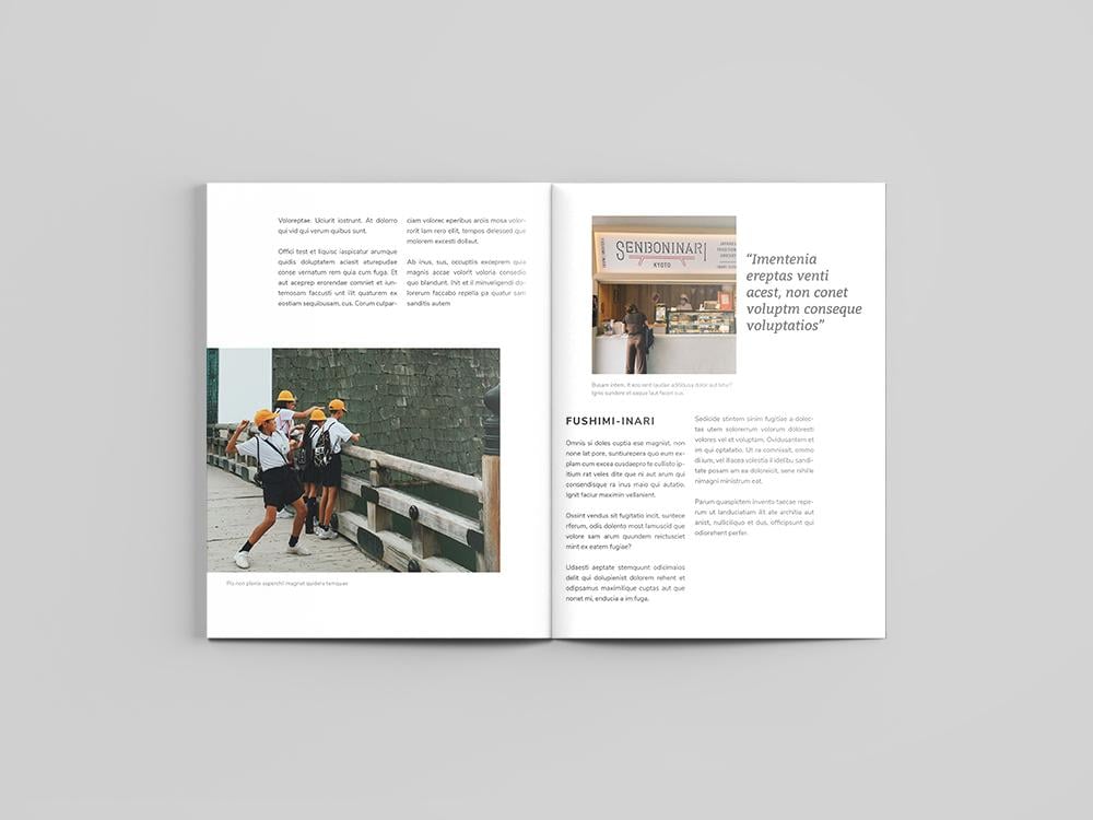 Mock Travel Mag: Kyoto - image 4 - student project