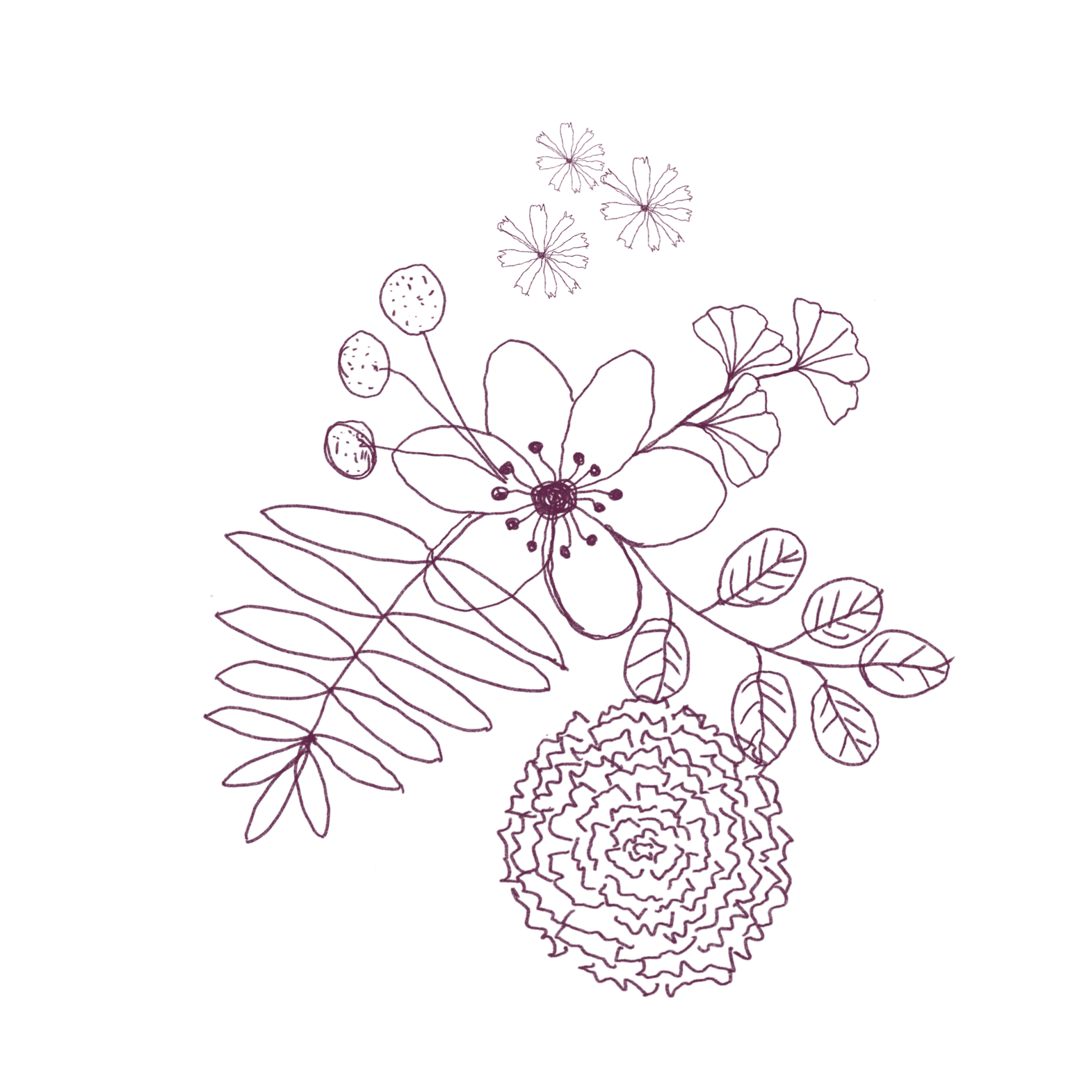 Florals & Leaves - image 2 - student project