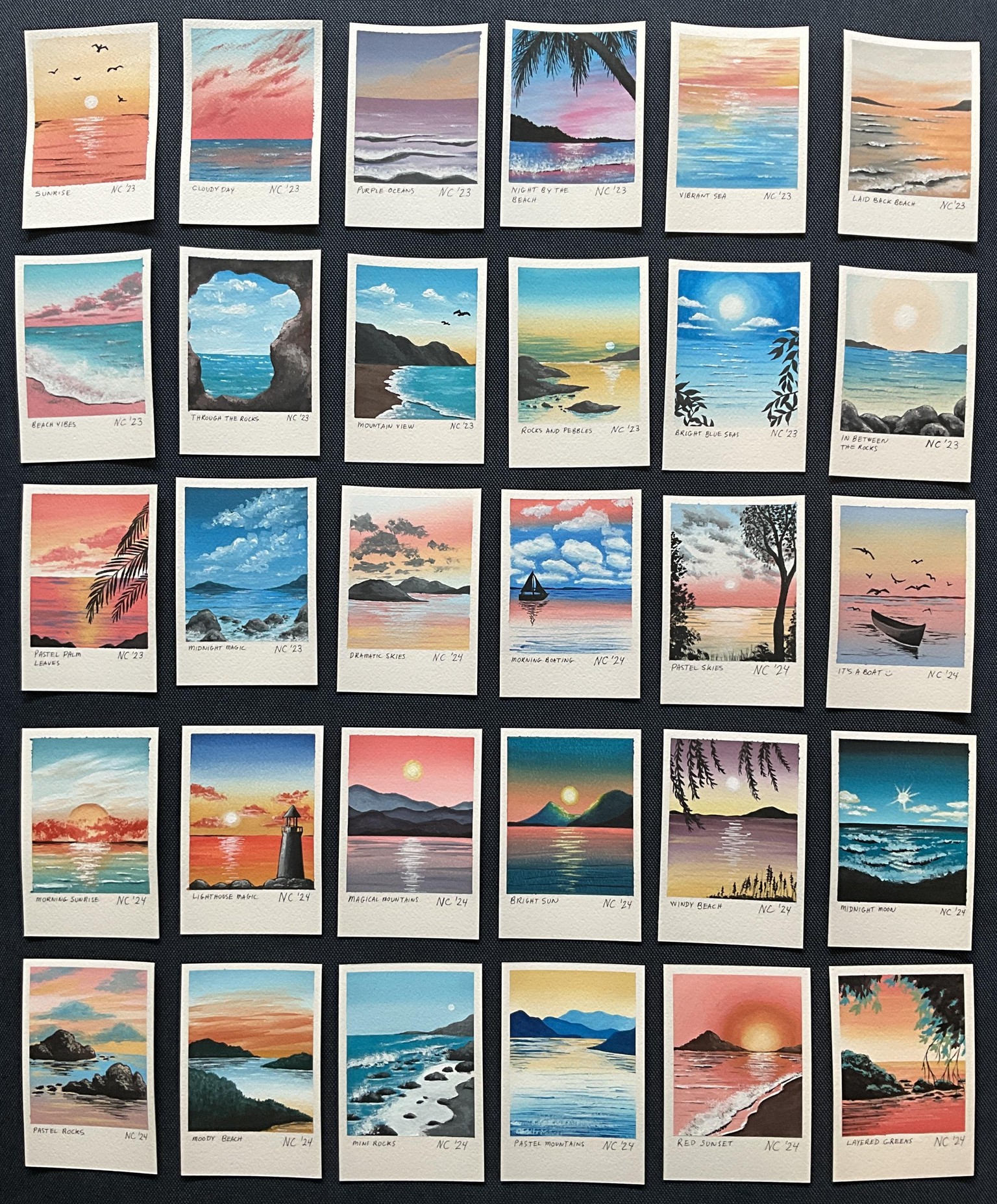 Polaroid Paintings - image 1 - student project