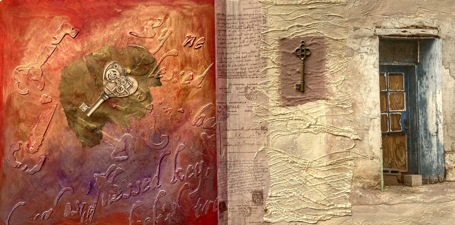 Reimagined Treasures: Found Objects in Collage - image 2 - student project