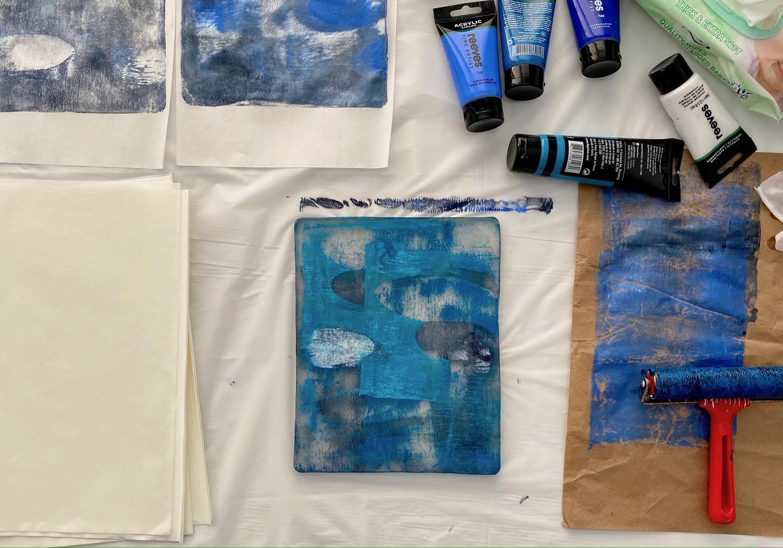 Creating Gelli Plate Prints - image 1 - student project