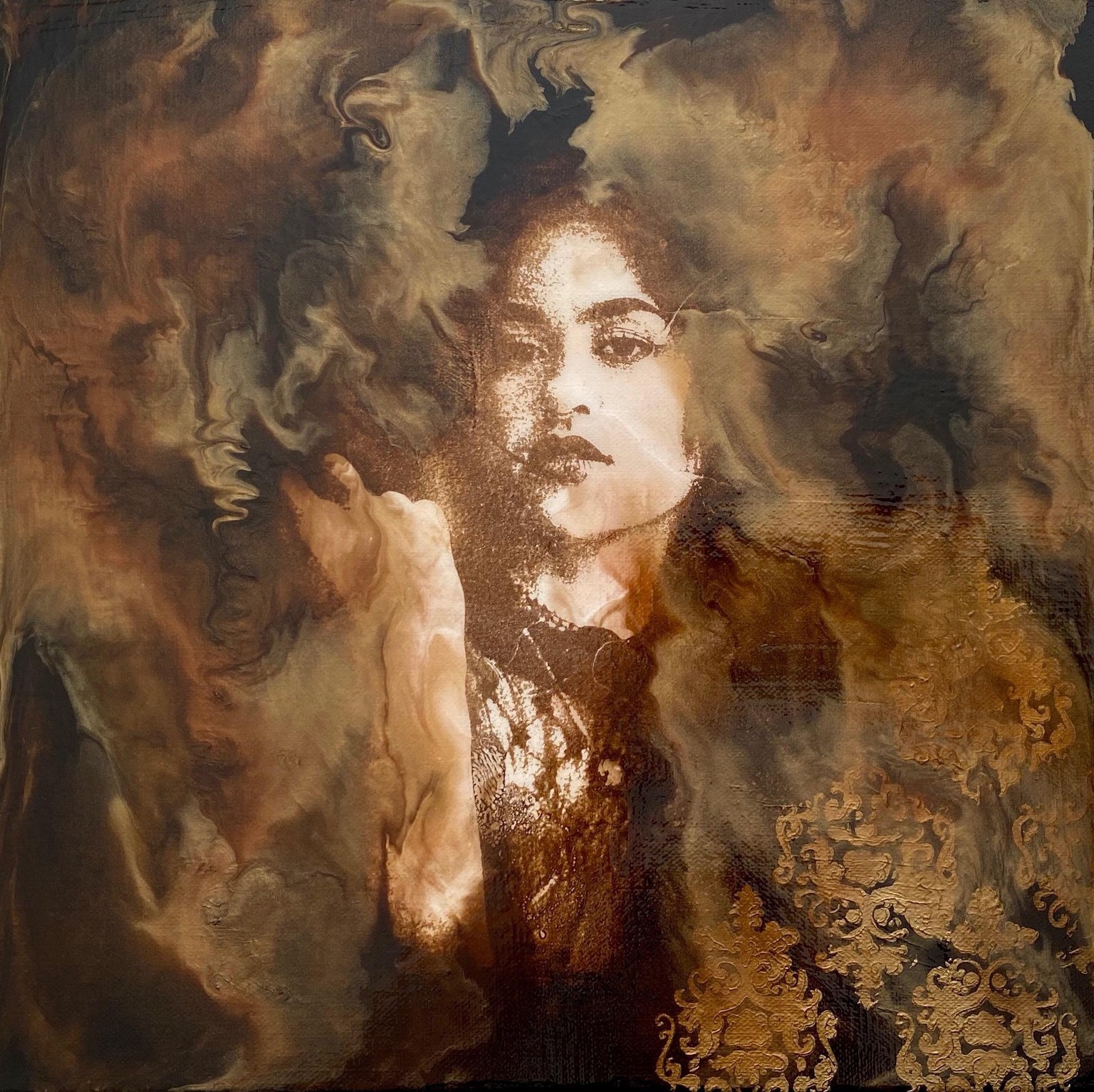 Create a Portrait Painting with No Drawing - image 3 - student project