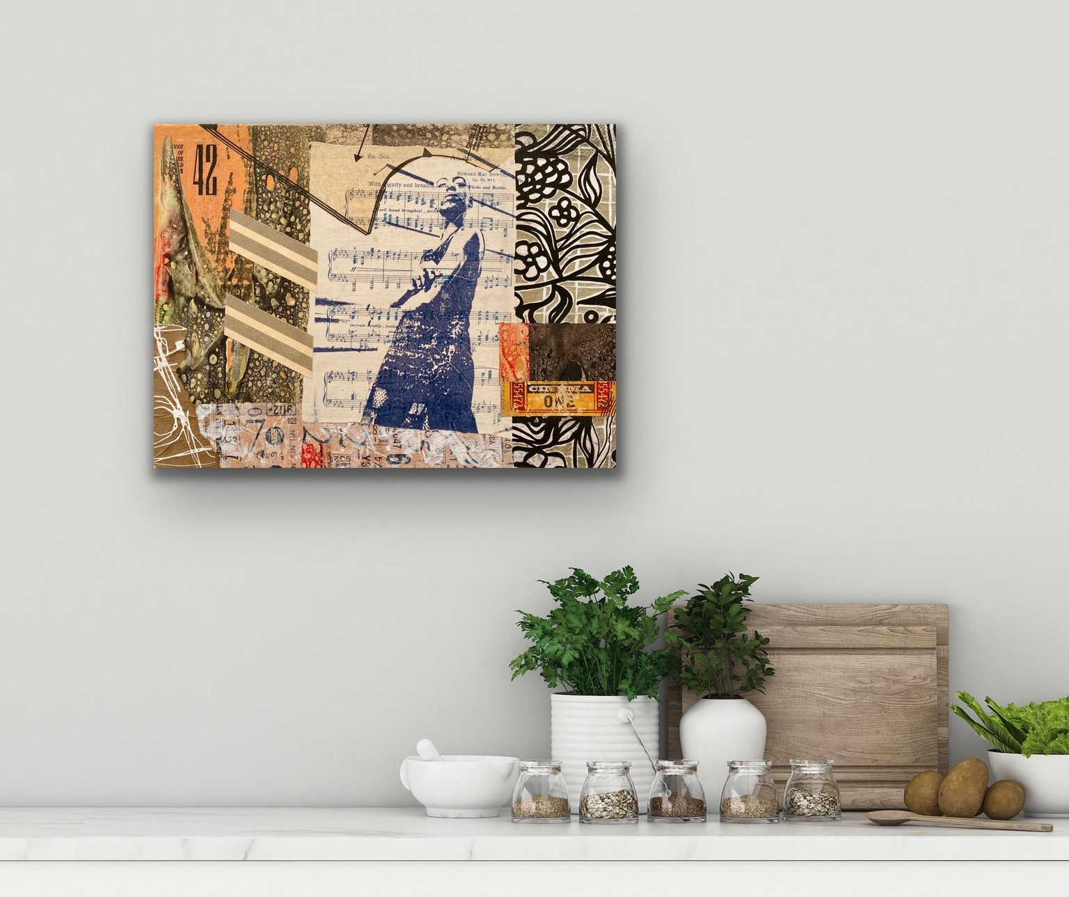 Using Image Transfers for a Collage Painting - image 1 - student project