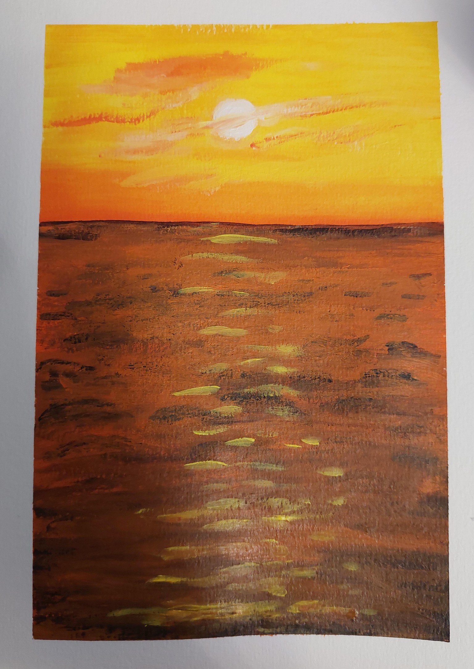 Sunset at sea - image 1 - student project