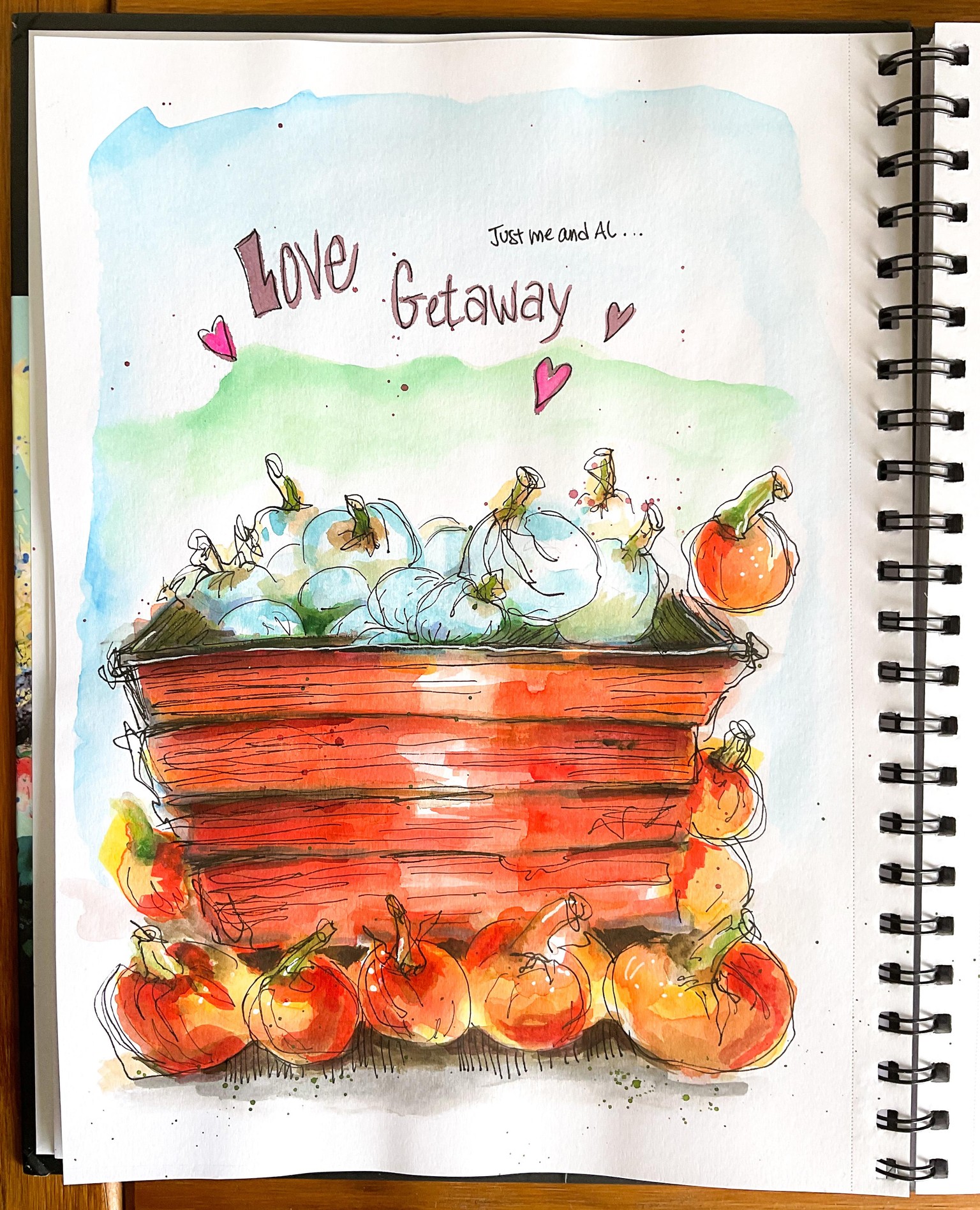 Photo in a sketchbook project - image 1 - student project