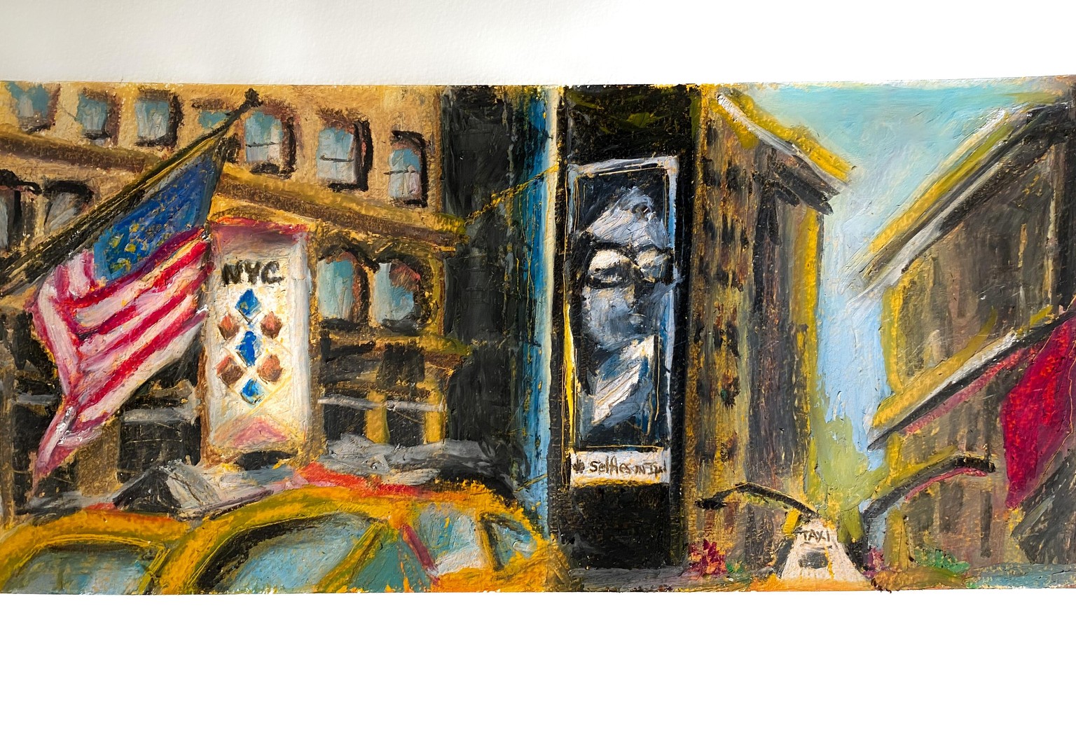 New York travel sketch - image 4 - student project