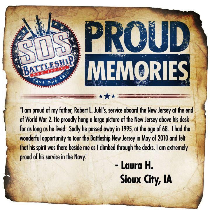 Battleship New Jersey - S.O.S. Facebook campaign - image 7 - student project
