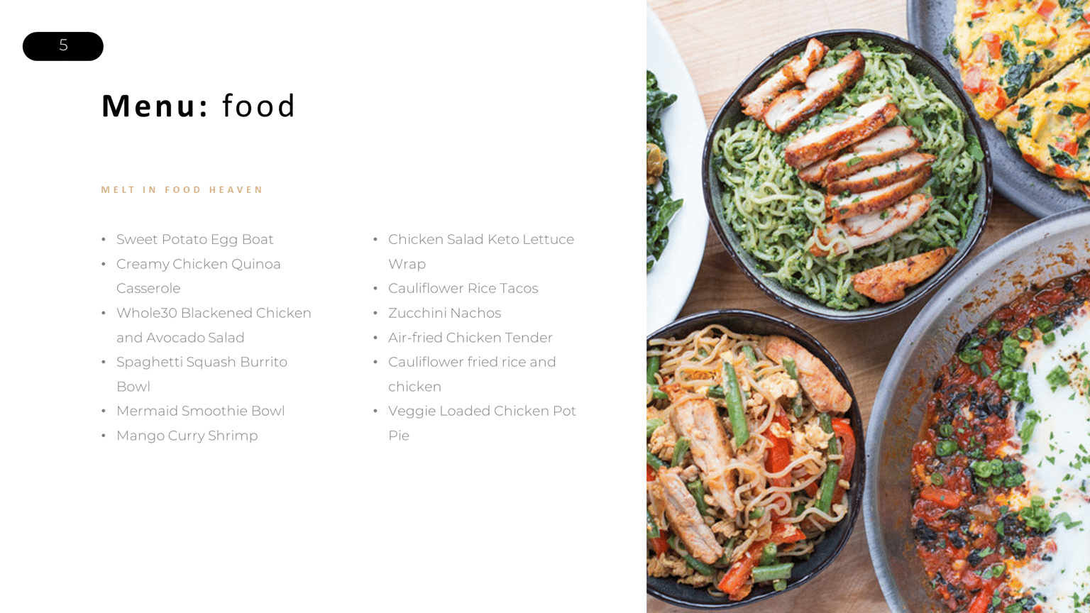 Unguilty Pleasure - Healthy Food Restaurant - image 5 - student project