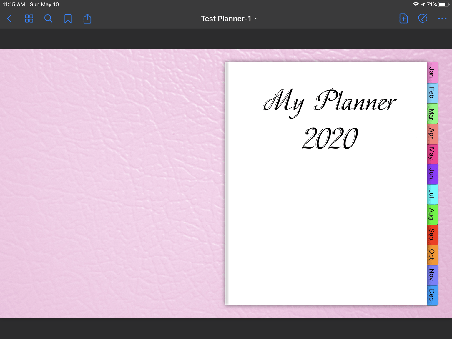 My Planner - image 1 - student project