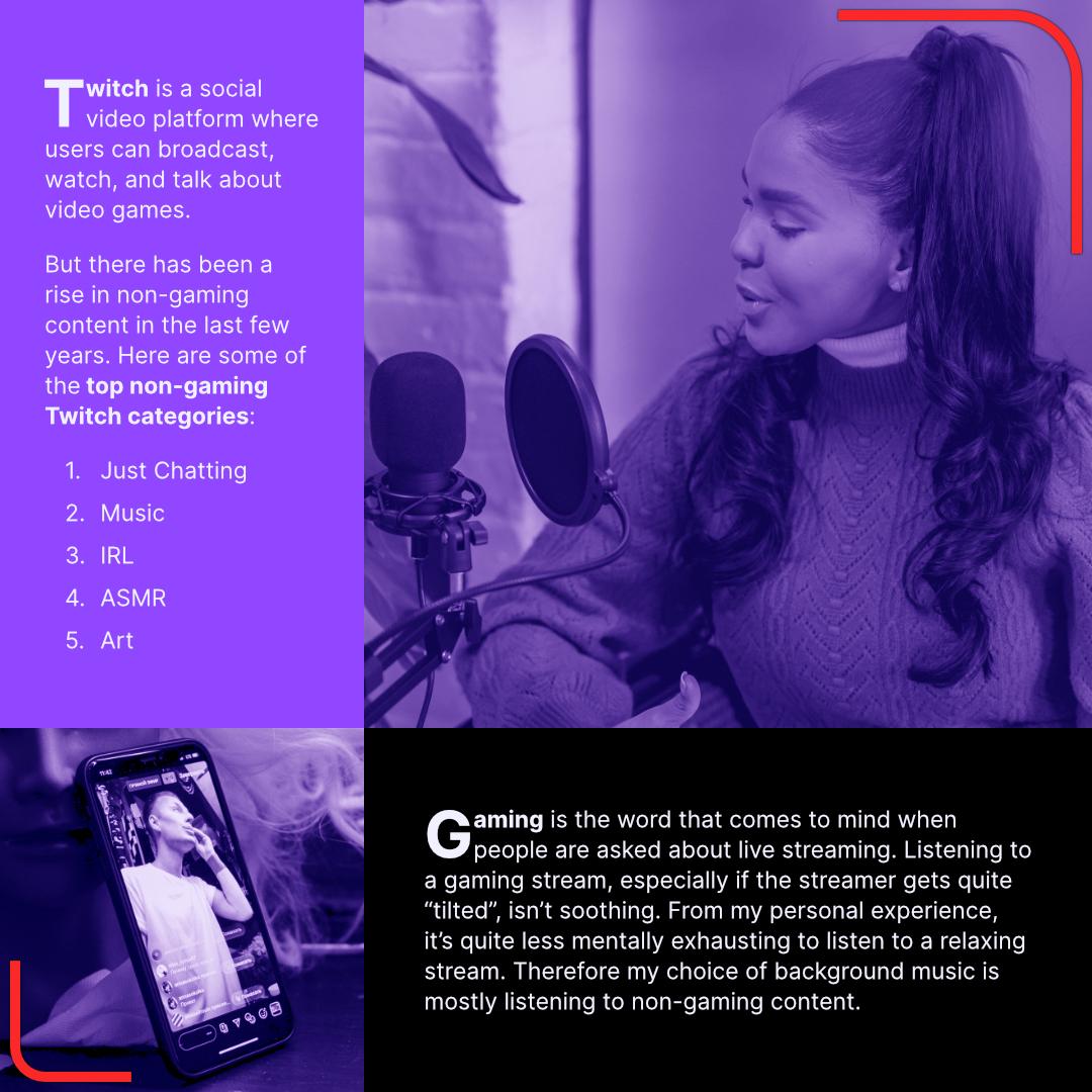 Social Media Post: Live Streaming Non-Gaming Content - image 6 - student project