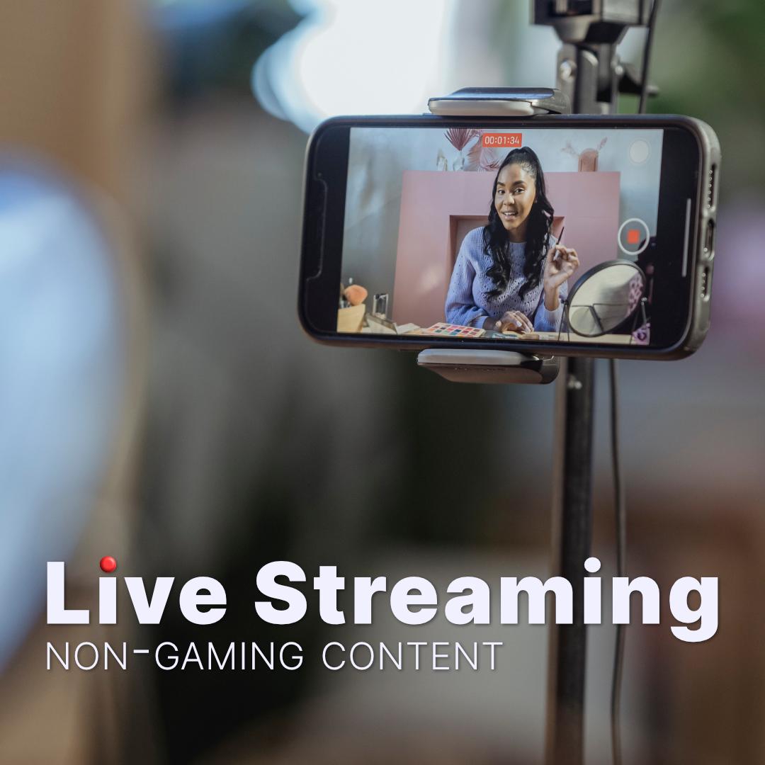 Social Media Post: Live Streaming Non-Gaming Content - image 5 - student project