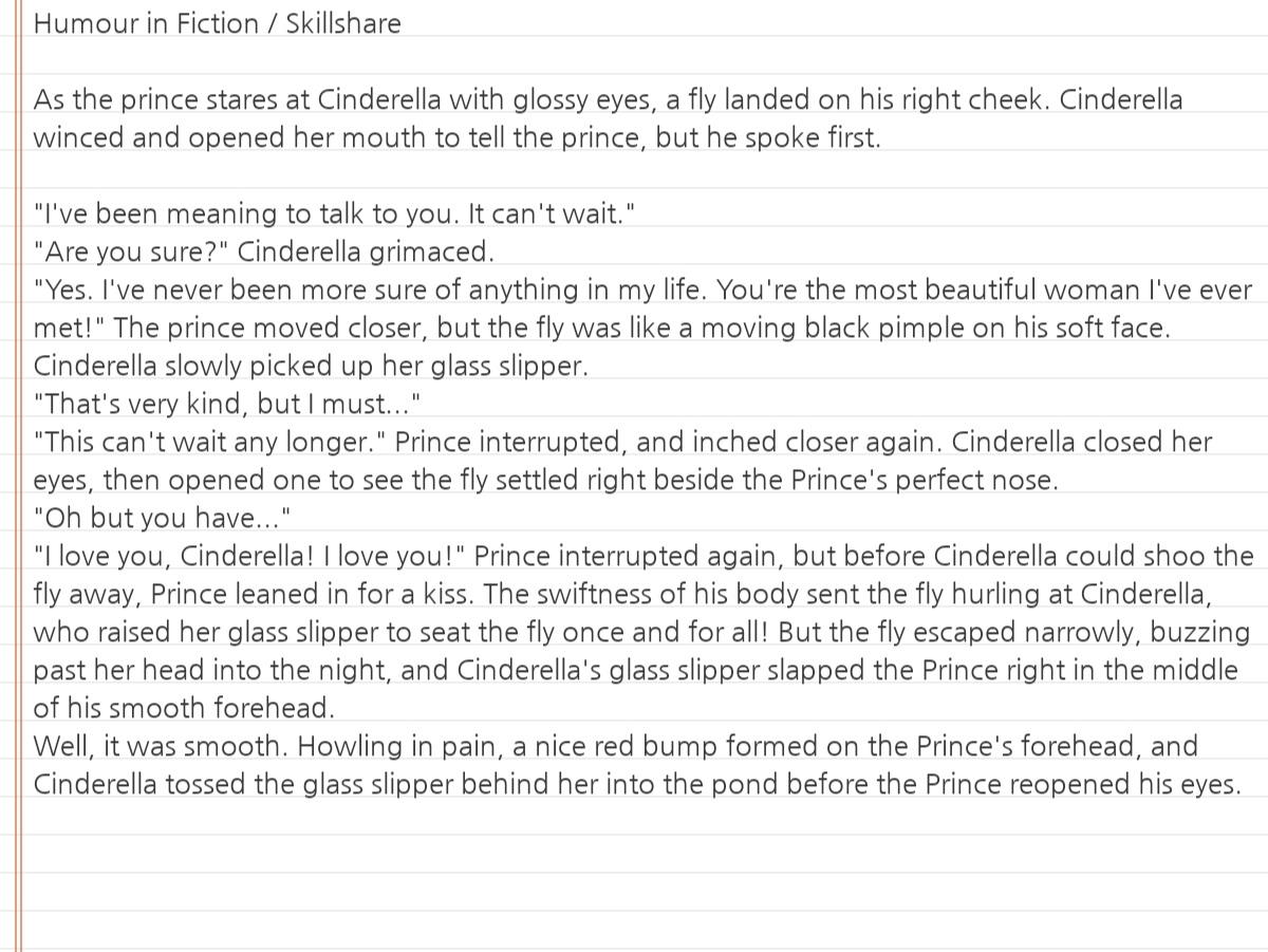 Prince proclaim love to Cinderella - image 1 - student project