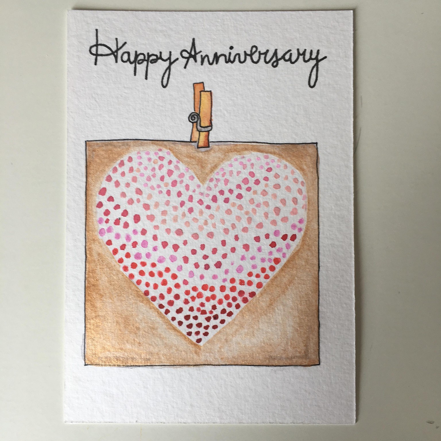 Watercolour hearts - image 2 - student project