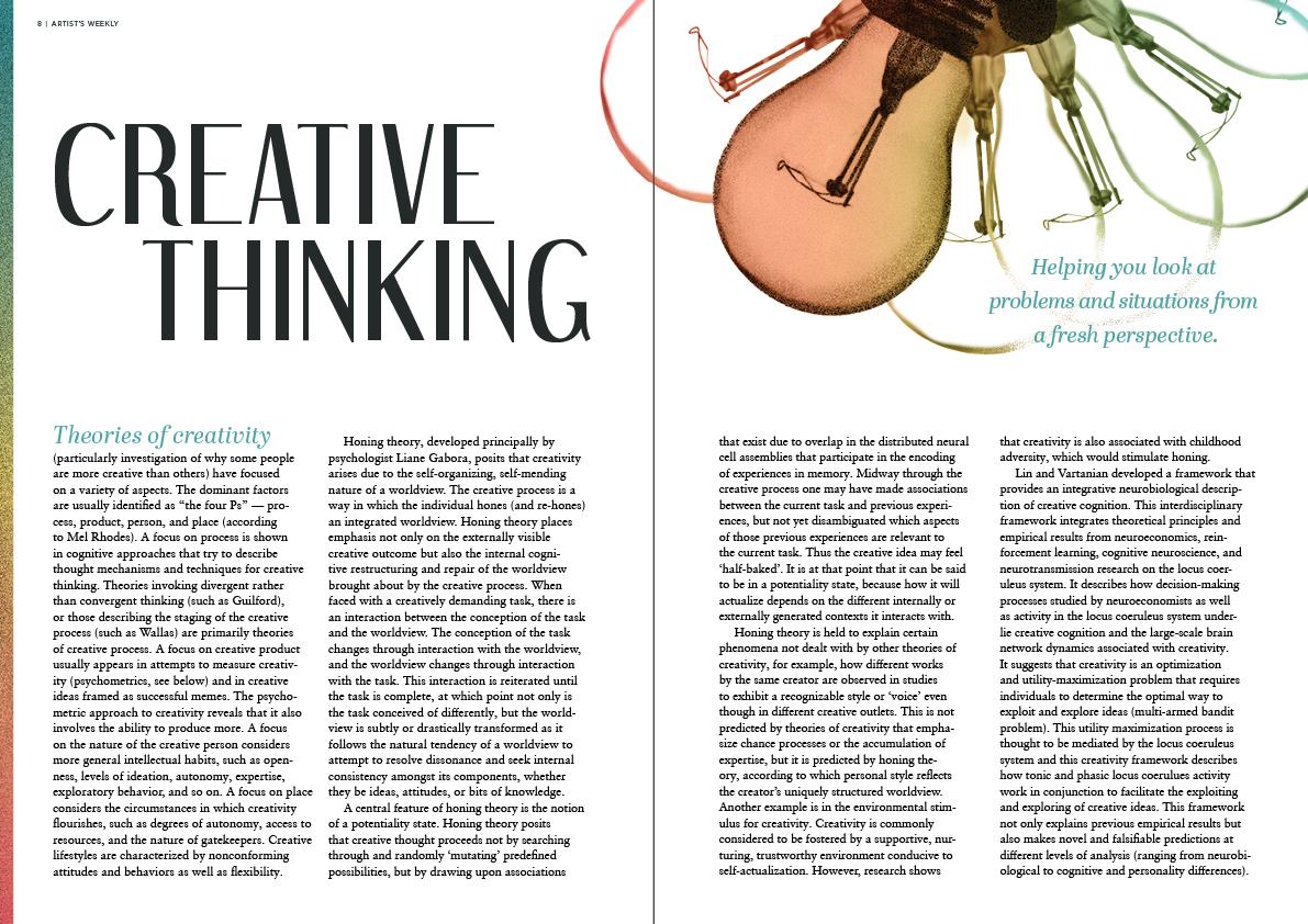 Creative Thinking Layouts - image 2 - student project