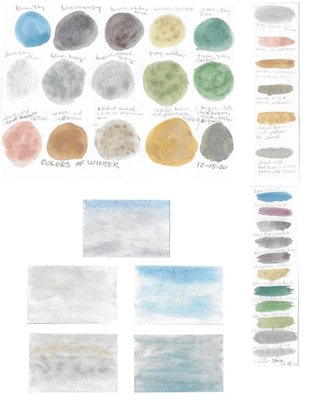 Winter skies and grasses - image 1 - student project