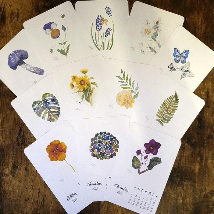 Watercolor Your Year - image 1 - student project