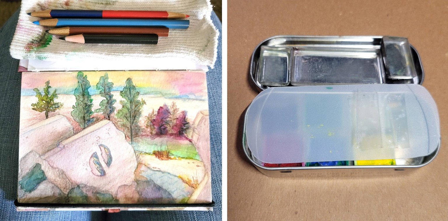 Travel gouache kit - image 5 - student project