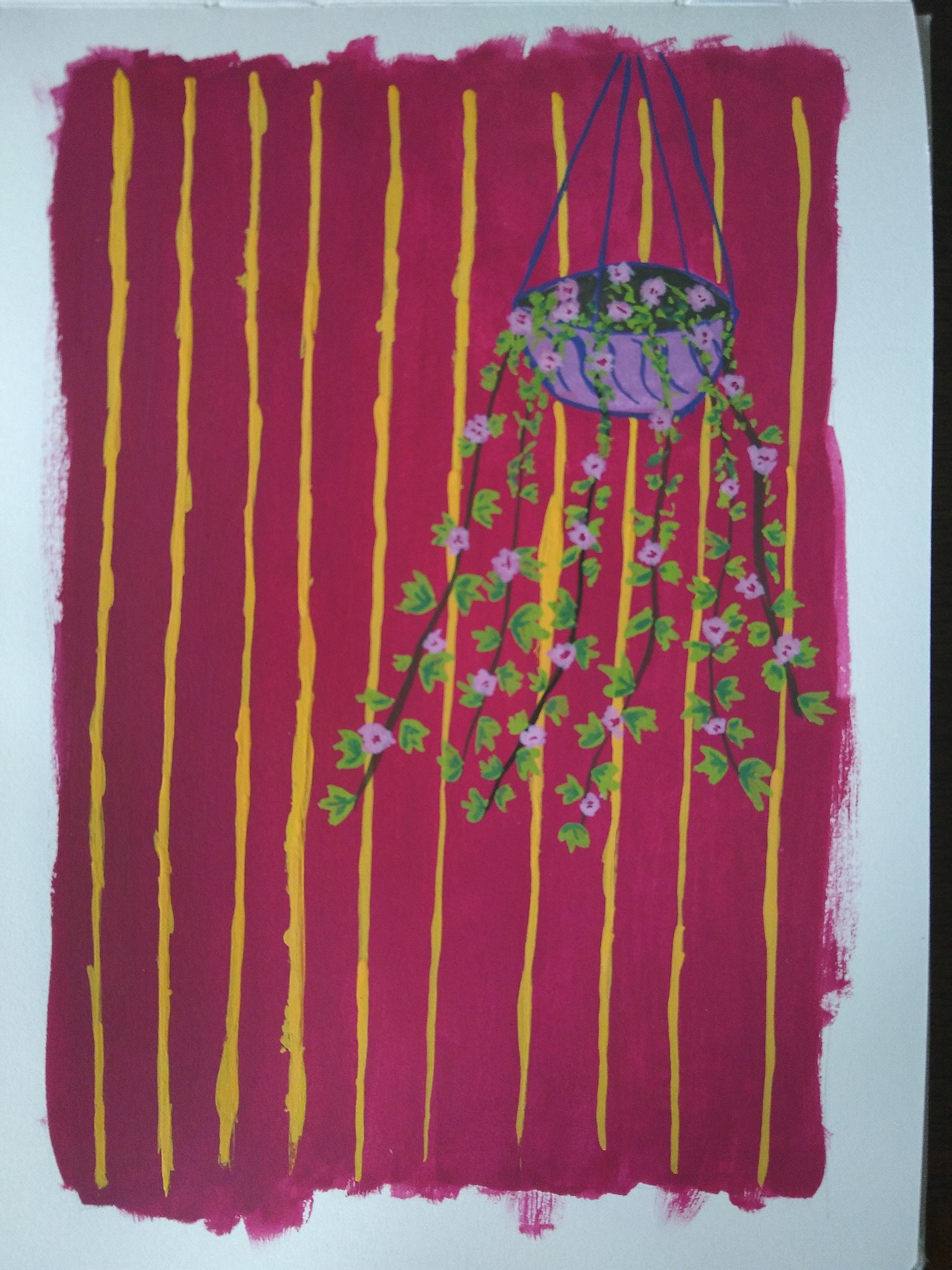 Gouache bouquets - image 2 - student project